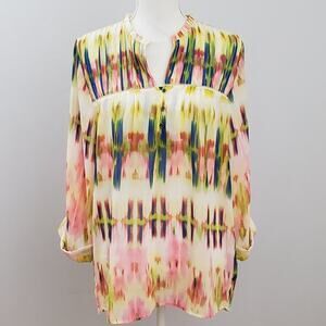Vintage America Rainbow V-Neck Blouse